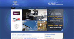 Desktop Screenshot of crown-cleaningservices.co.uk